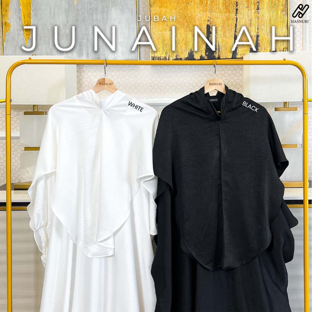 Jubah Junainah - White