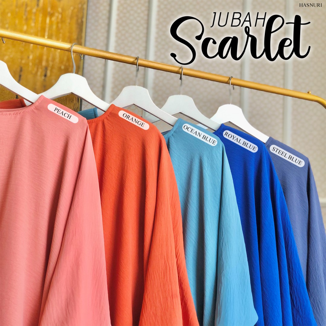 Jubah Scarlet - Royal Blue