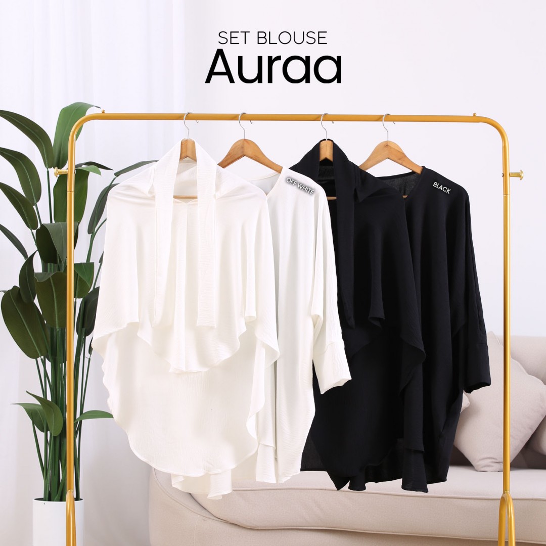 Khimar Auraa - Off White