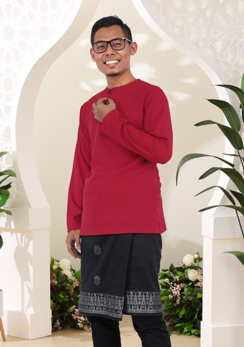 Kurta Adam - Red Maroon