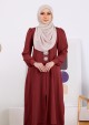 Kurung Nur Zakiya - Red Velvet