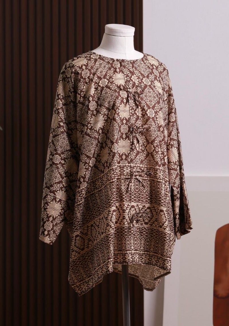 Blouse Ryana V5 - Rich Brown