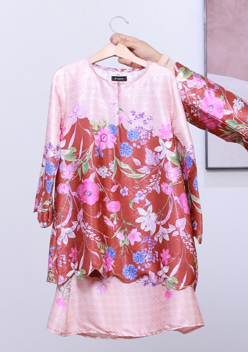Kurung Sri Seroja Kids - Rich Brown