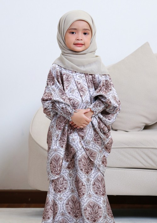 Kurung Wan Naila Kids - Rich Brown