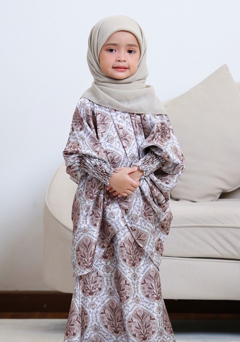 Kurung Wan Naila Kids - Rich Brown