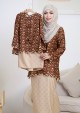 Kurung Sri Tulip Mini Kids - Rich Brown