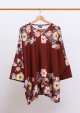 Blouse Sara V22 - Rich Brown
