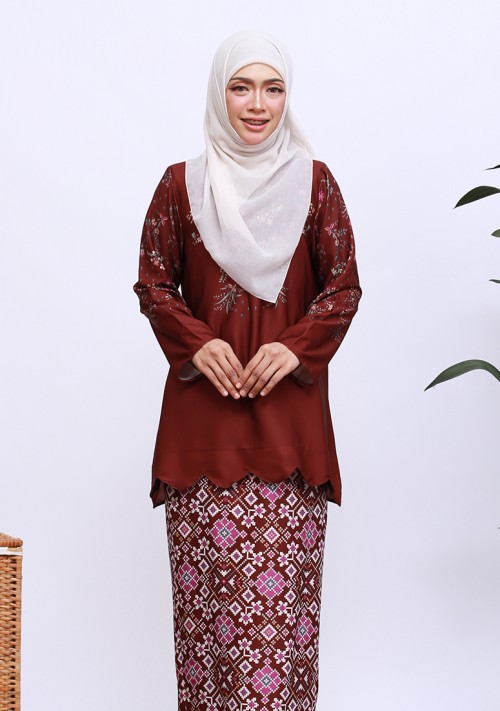 Kurung Amna Mini - Rich Brown