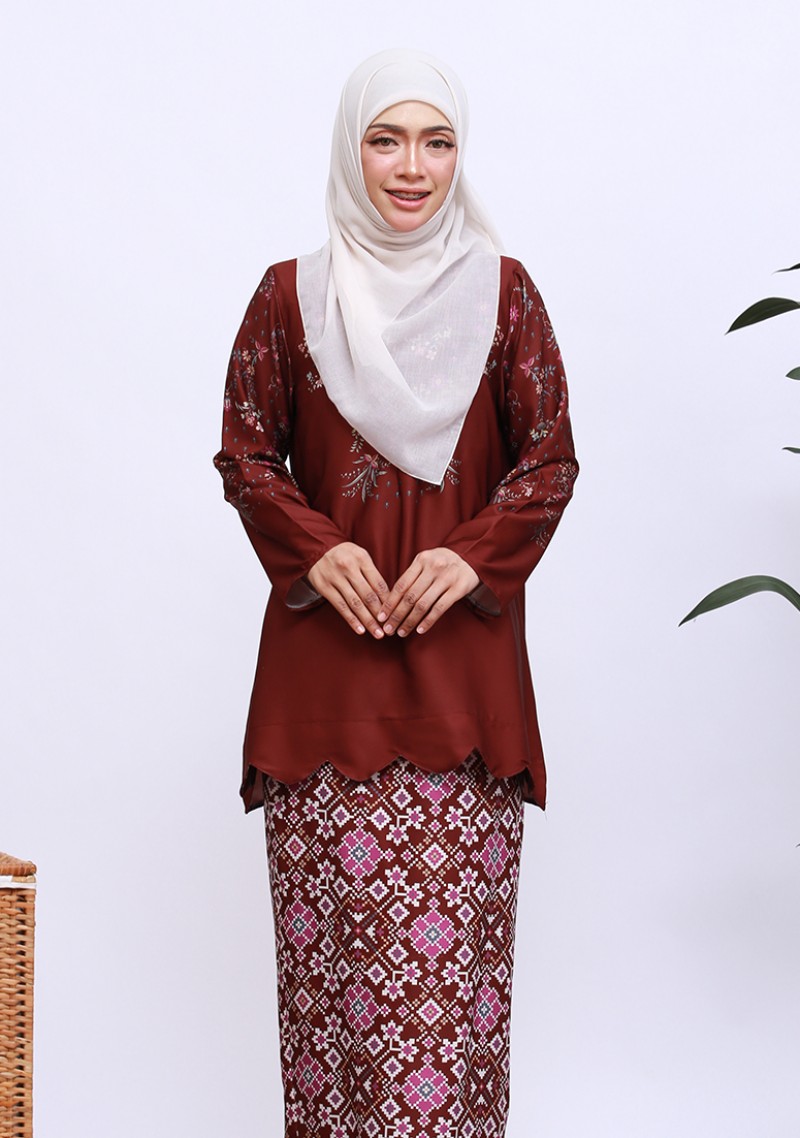 Kurung Amna Mini - Rich Brown