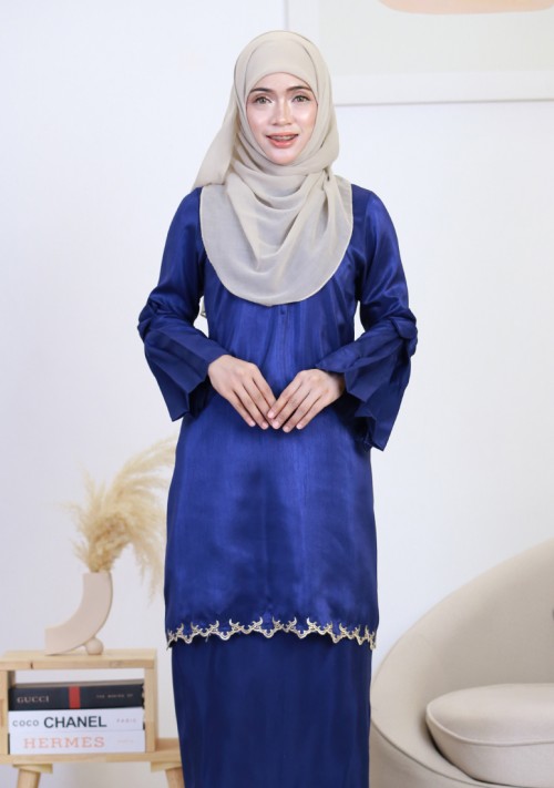 Kurung Wan Sofea - Royal Blue