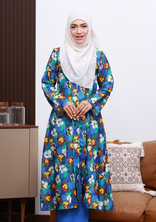 Kebaya Sri Daisy 2.0 - Royal Blue