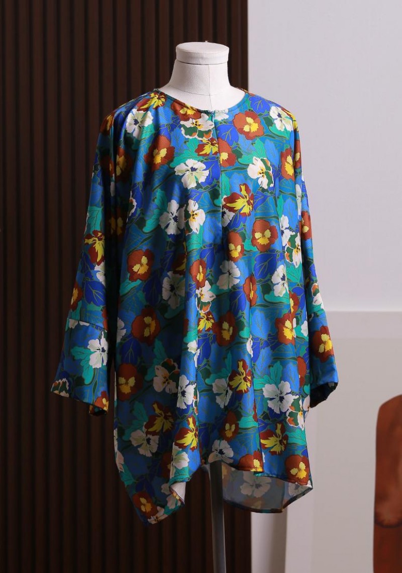 Blouse Sara V26 - Royal Blue