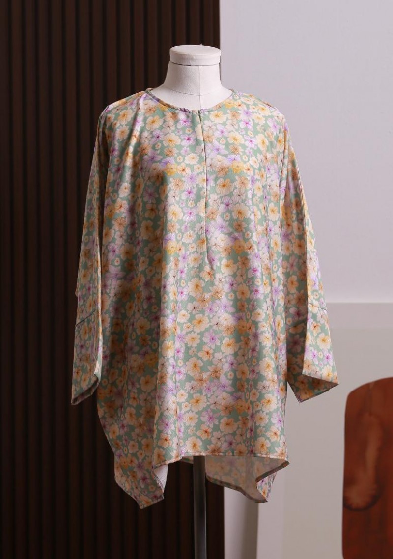 Blouse Sara V25 - Sage Green