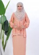 Kurung Dang Aulia - Salmon