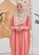 Abaya Nur Nysa - Peach
