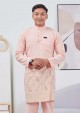Baju Melayu Hayder - Baby Peach