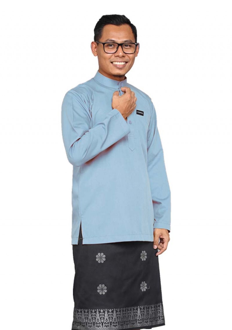 Baju Melayu Yusoff - Blue Grey