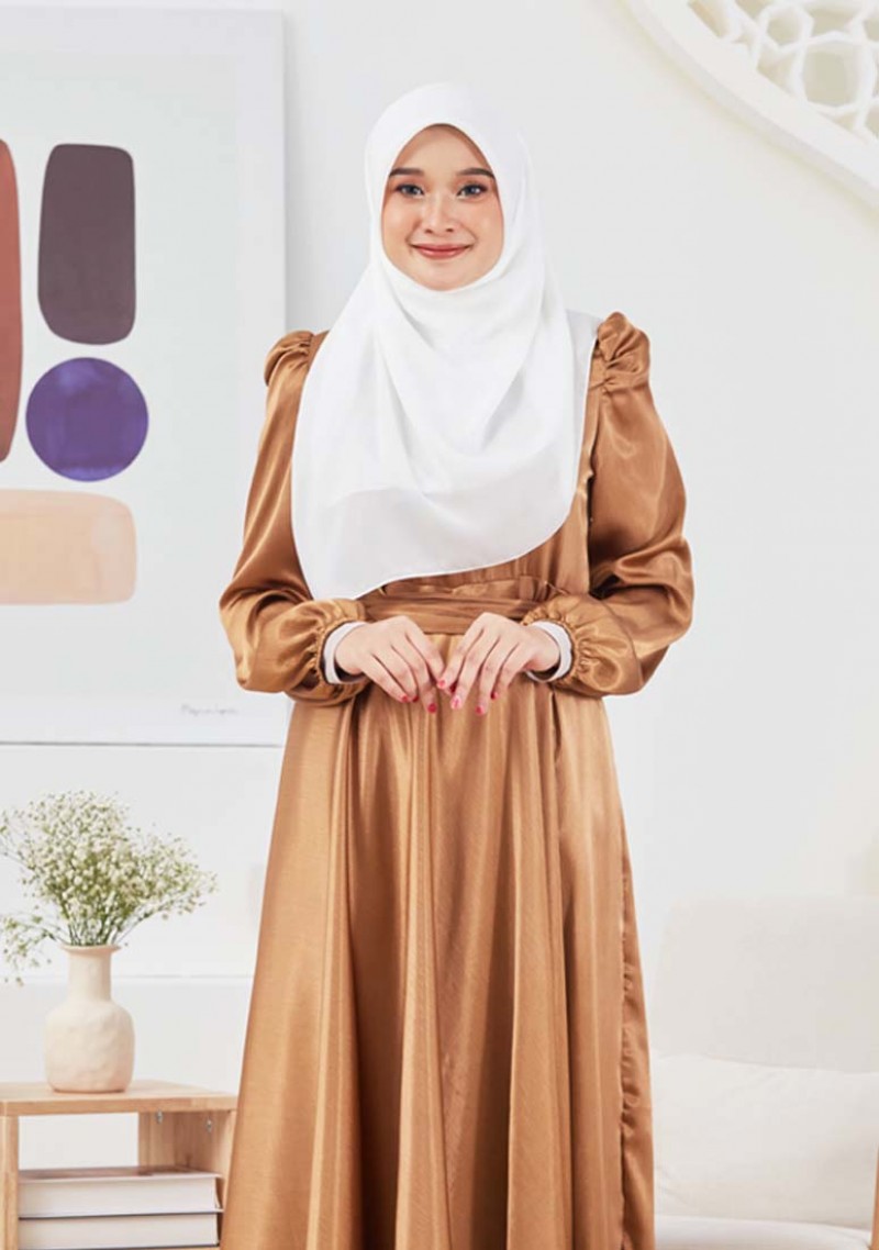 Dress Sabrina - Champagne Gold