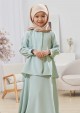 Jubah Balqis Kids - Mint Green
