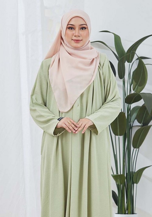Jubah Delima - Light Green