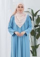 Jubah Delima - Ocean Blue