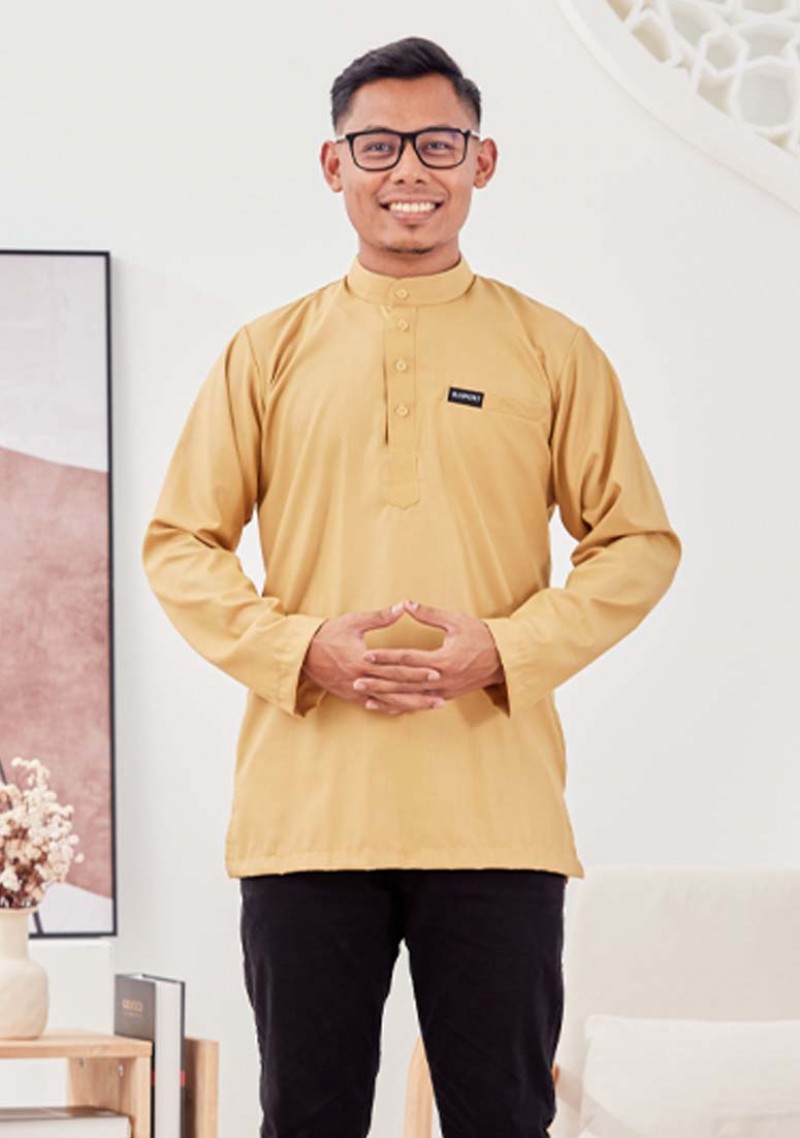 Kurta Iman - Mustard Yellow