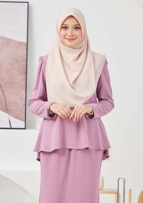 Kurung Daniya - Dusty Purple