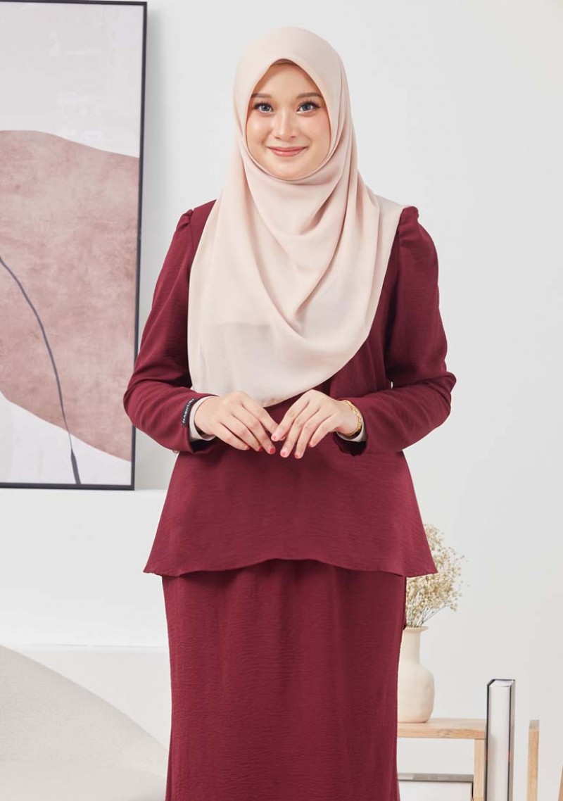 Kurung Daniya - Plum