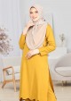 Kurung Dewi Scallop - Mustard