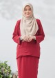 Kurung Hainaa - Maroon
