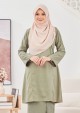 Kurung Hanee - Olive Green