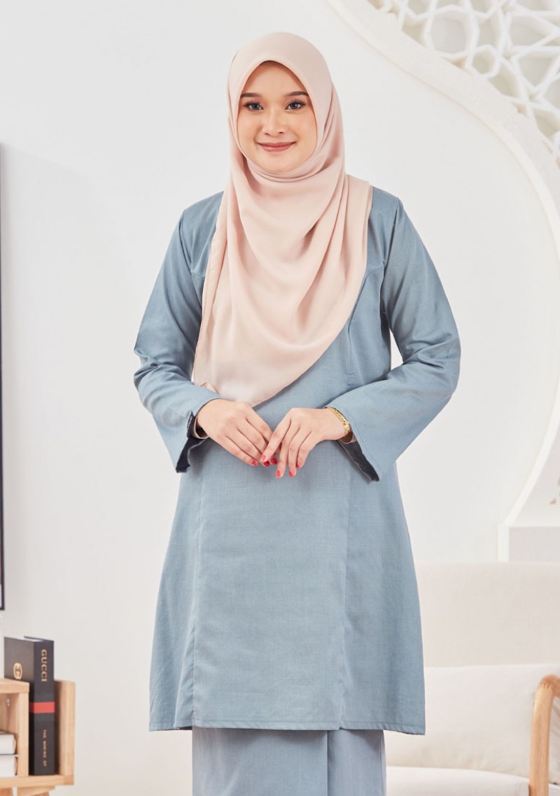 Kurung Hanee - Turkish Blue