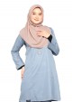 Kurung Nuri - Blue Grey
