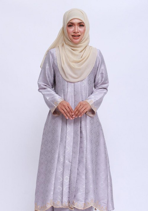 Kebaya Che Najwa - Silver Grey
