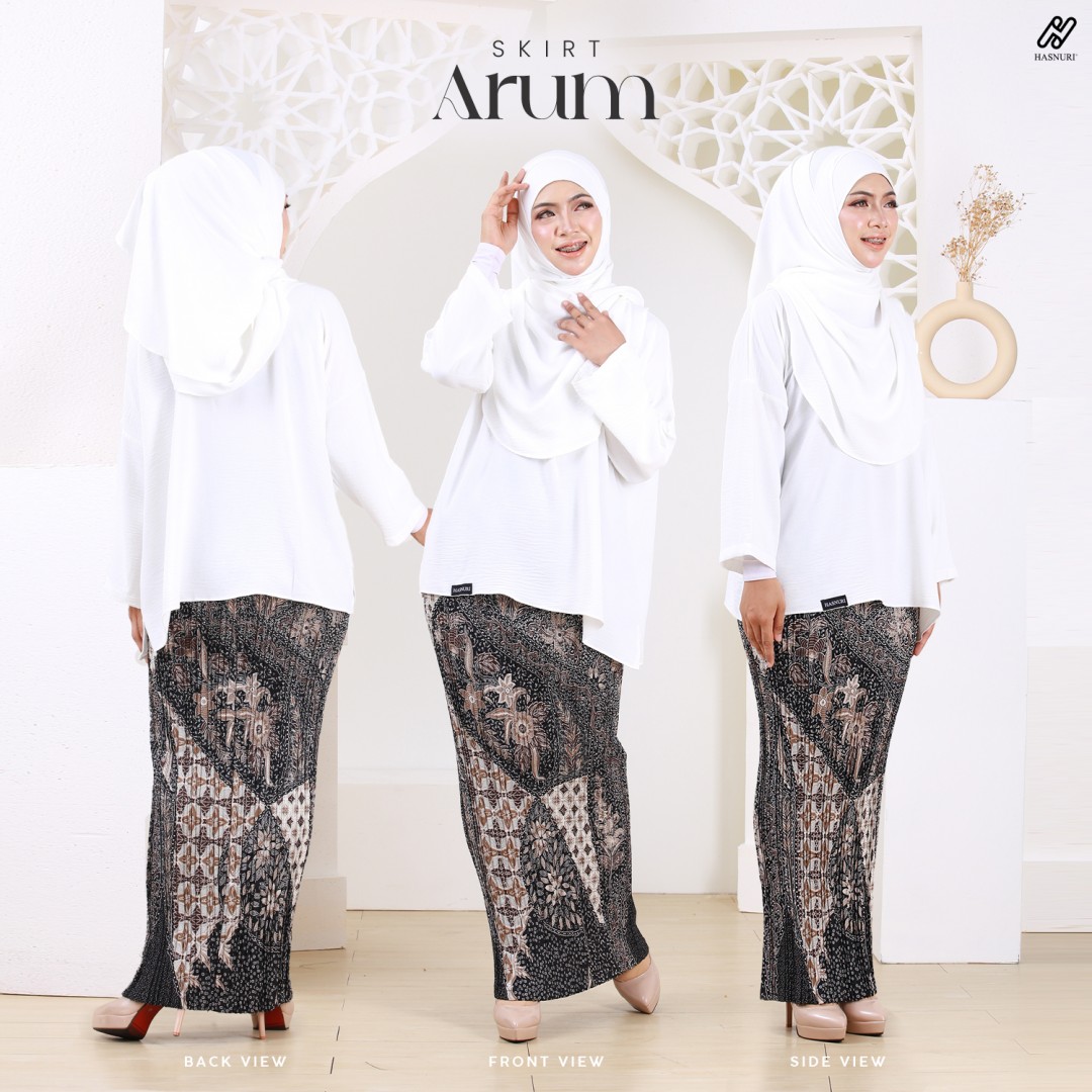 Skirt Arum - Batik Orange