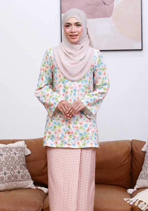 Kurung Imani 2.0 - Soft Peach