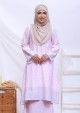 Kurung Che Fateha - Baby Pink