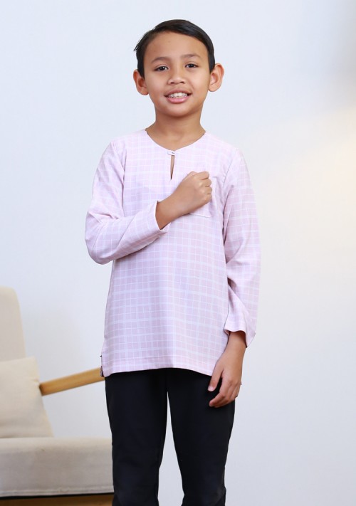 Kurta Haffiz Kids - Soft Pink