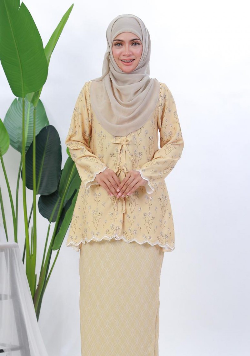 Kurung Dang Ara 7.0 - Soft Yellow