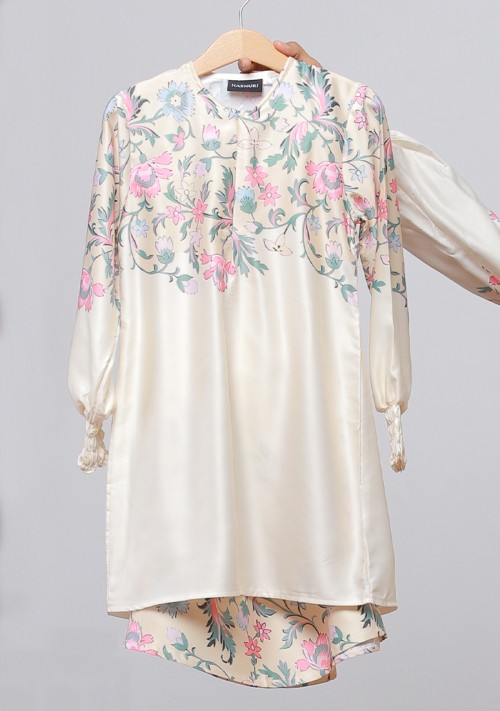 Kurung Sri Orked Kids - Soft Yellow