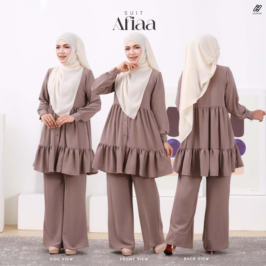 Suit Afiaa - Mauve