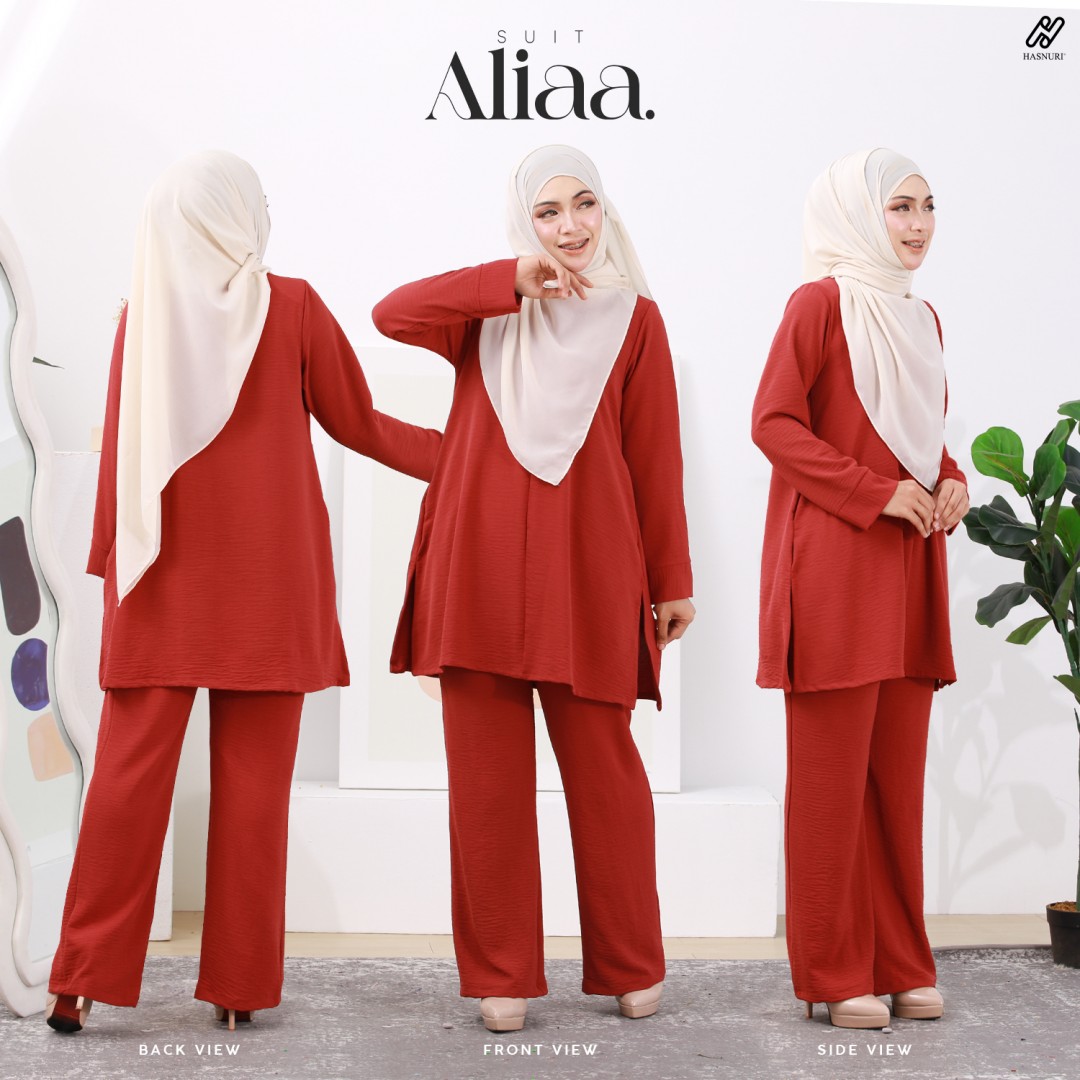 Suit Aliaa - Blue Grey