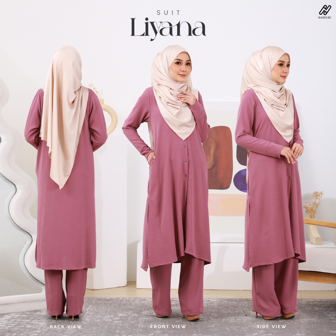 Suit Liyana - Navy Blue