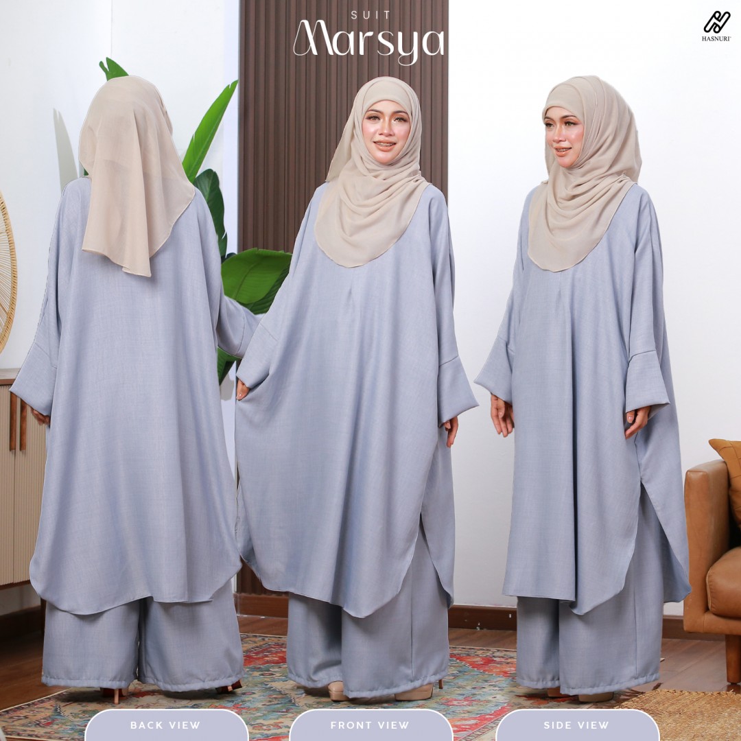 Suit Marsya - Army Green