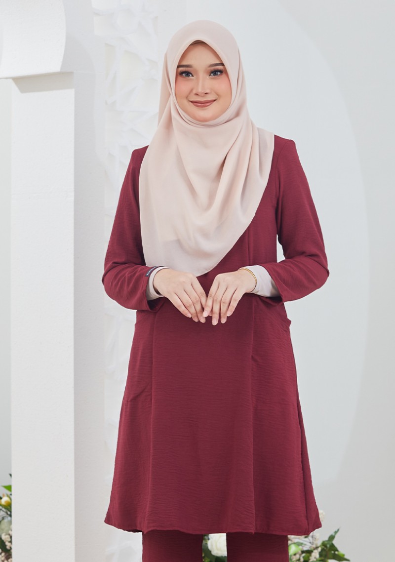 Suit Nur Aqish - Plum