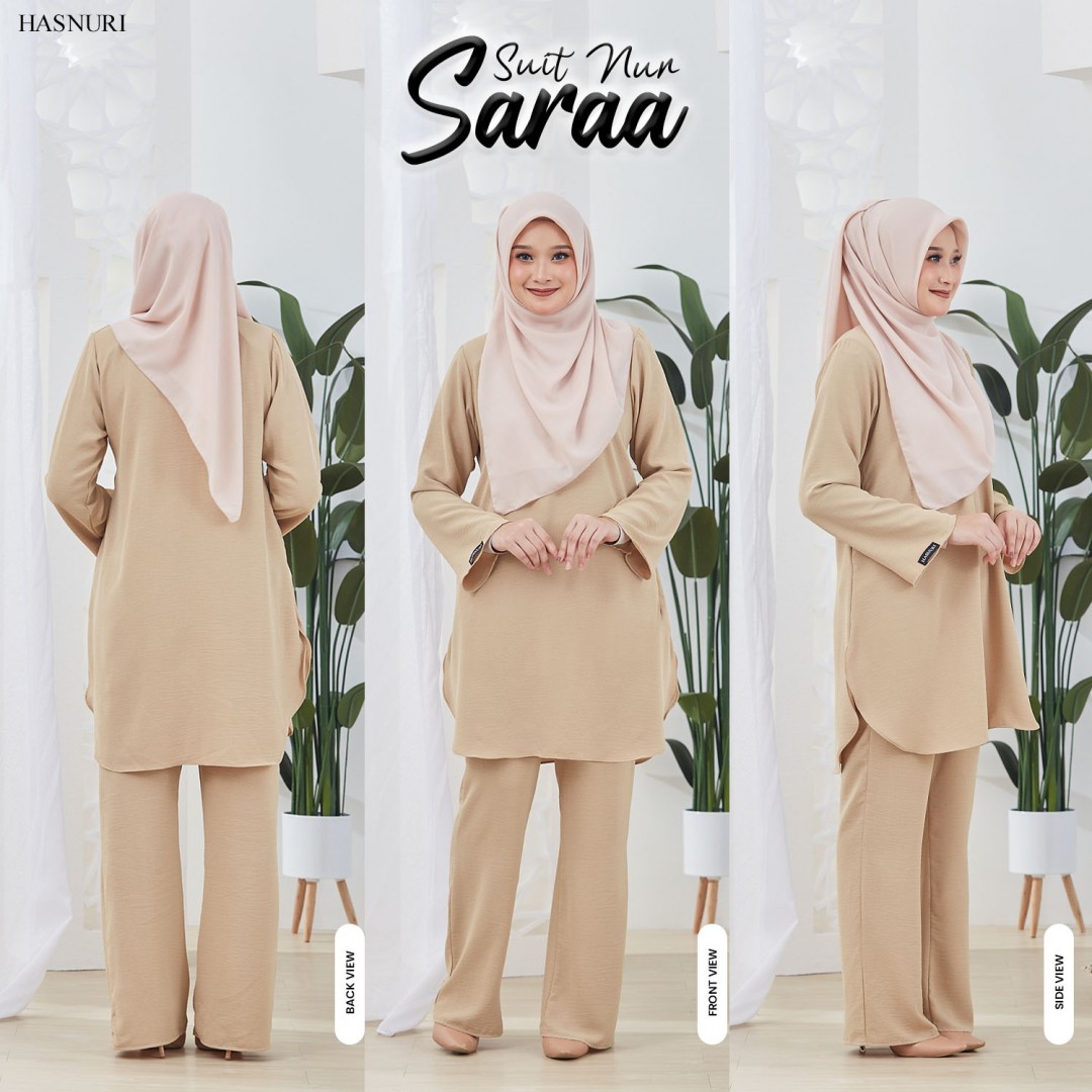 Suit Nur Saraa - Red