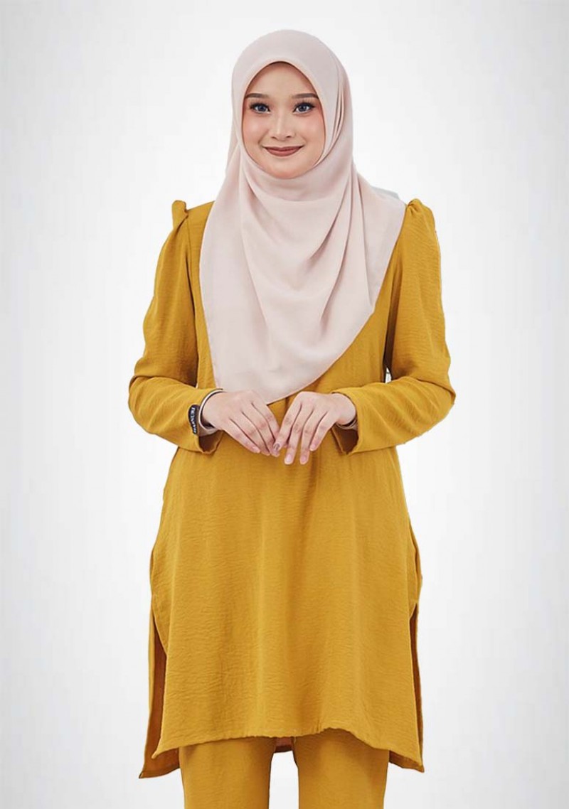 Suit Nur Syasya - Mustard