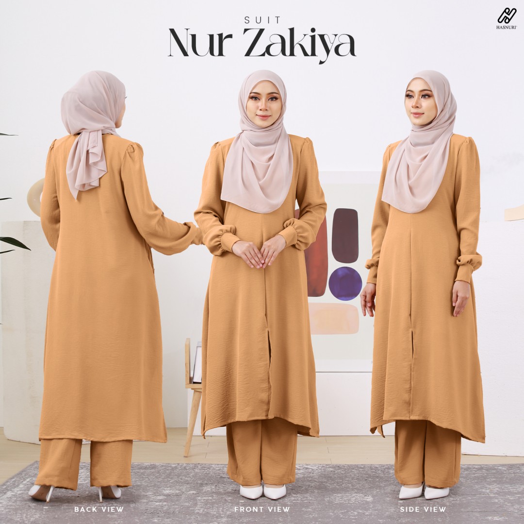 Suit Nur Zakiya - Golden Brown
