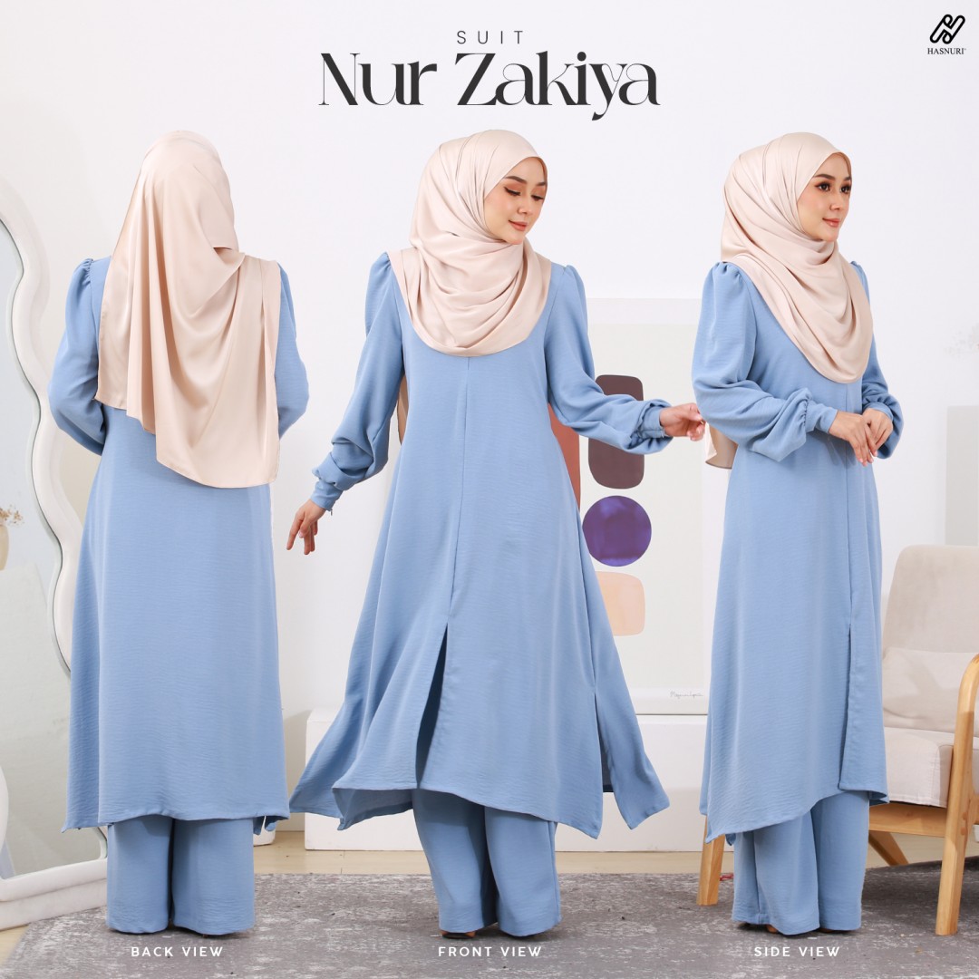 Suit Nur Zakiya - Dark Choc