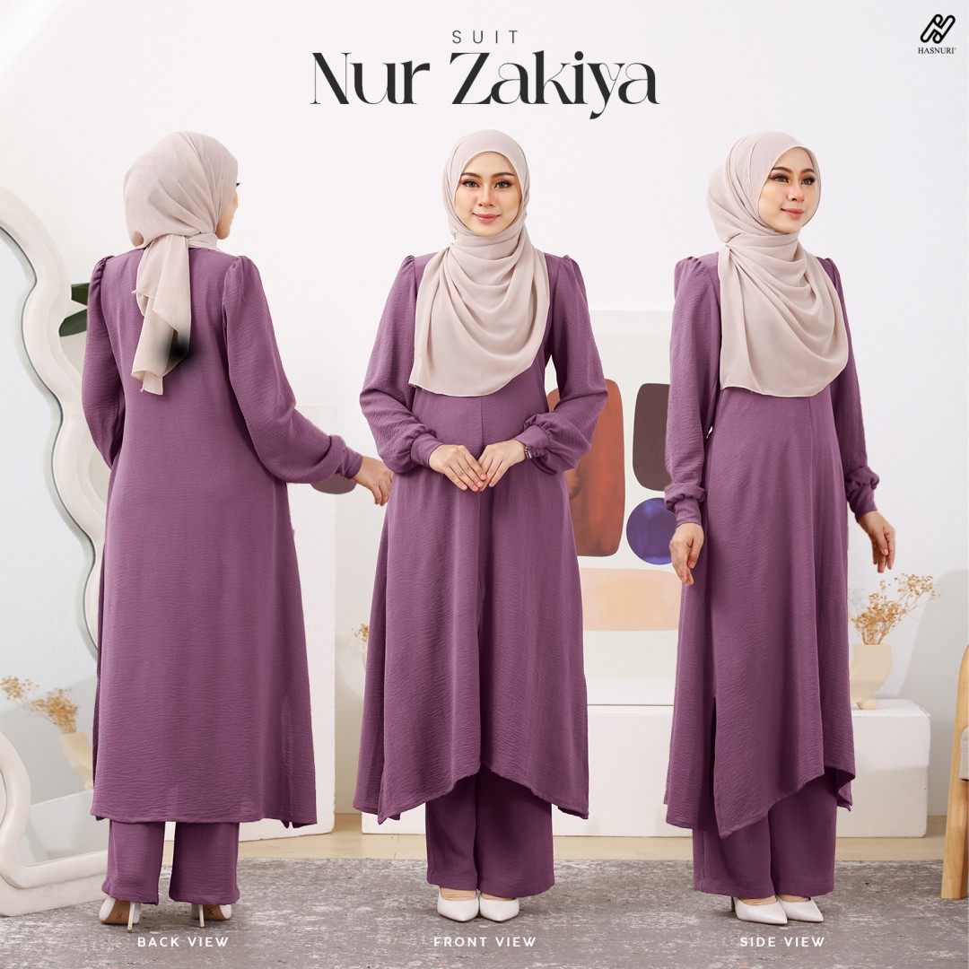 Suit Nur Zakiya - Spruce Grey